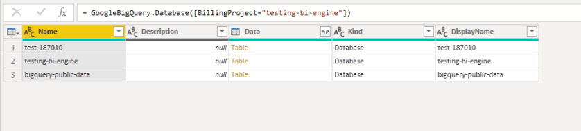 First Look at BigQuery BI Engine with PowerBI – Small Data And self service